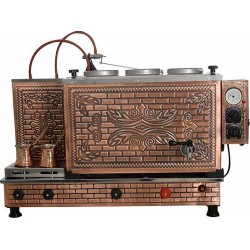 TİRYAKİ 3 DEMLİKLİ ÇAY KAZANI (Elektrik & Doğalgaz & LPG)